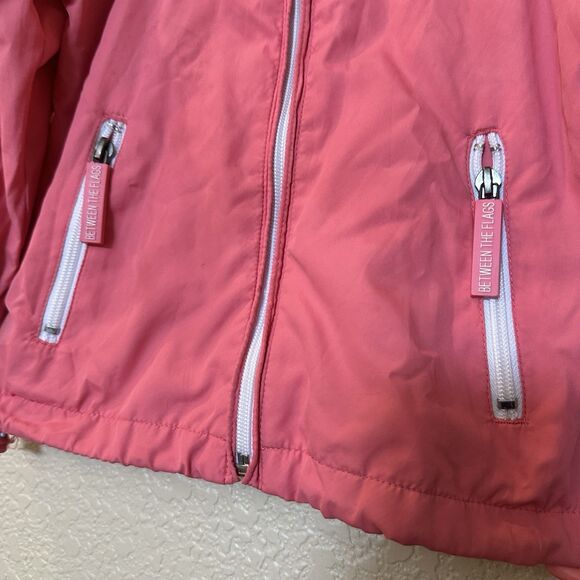 Between The Flags Bondi Beach Patrol Girls Windbreaker Australia Size 2 Pink - Picture 3 of 8